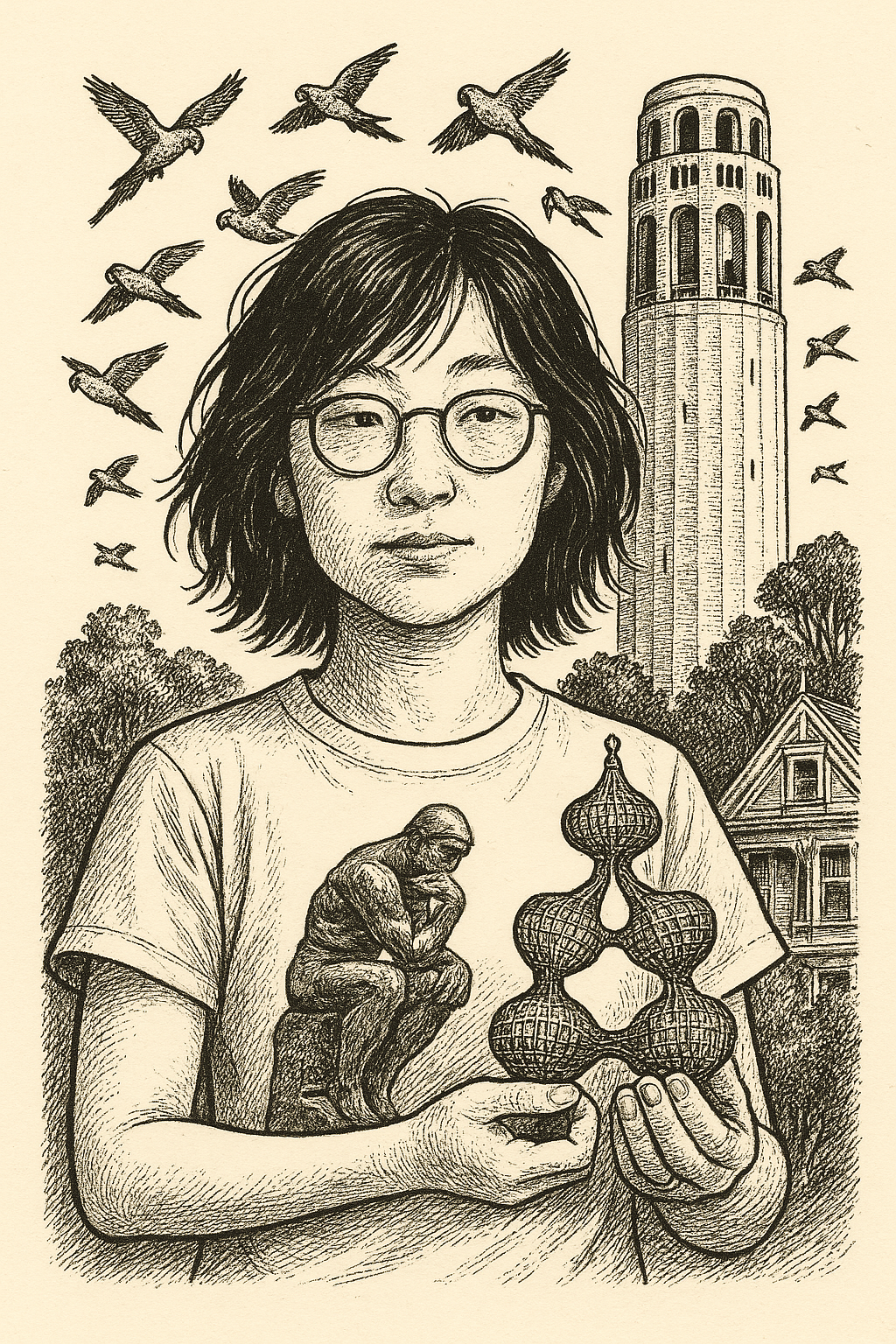 Anna, an art-loving San Franciscan